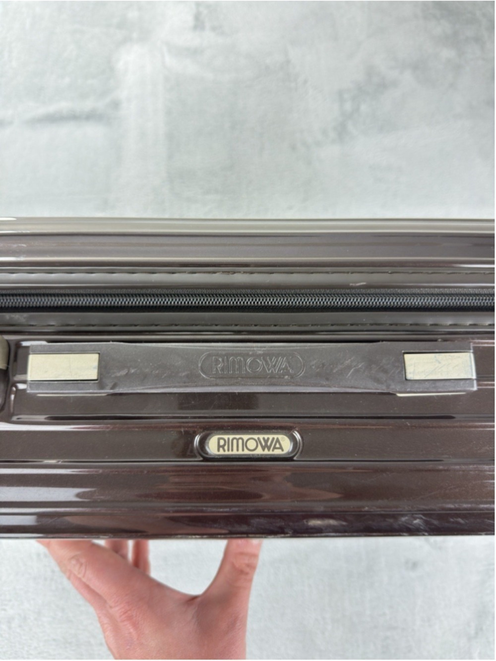 Rimowa Salsa Deluxe Brown Two Wheel Carryon Suitcase 32L - Picture 11 of 16